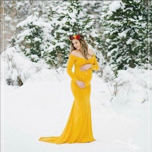 Sew Trendy  BLUE Maternity dress